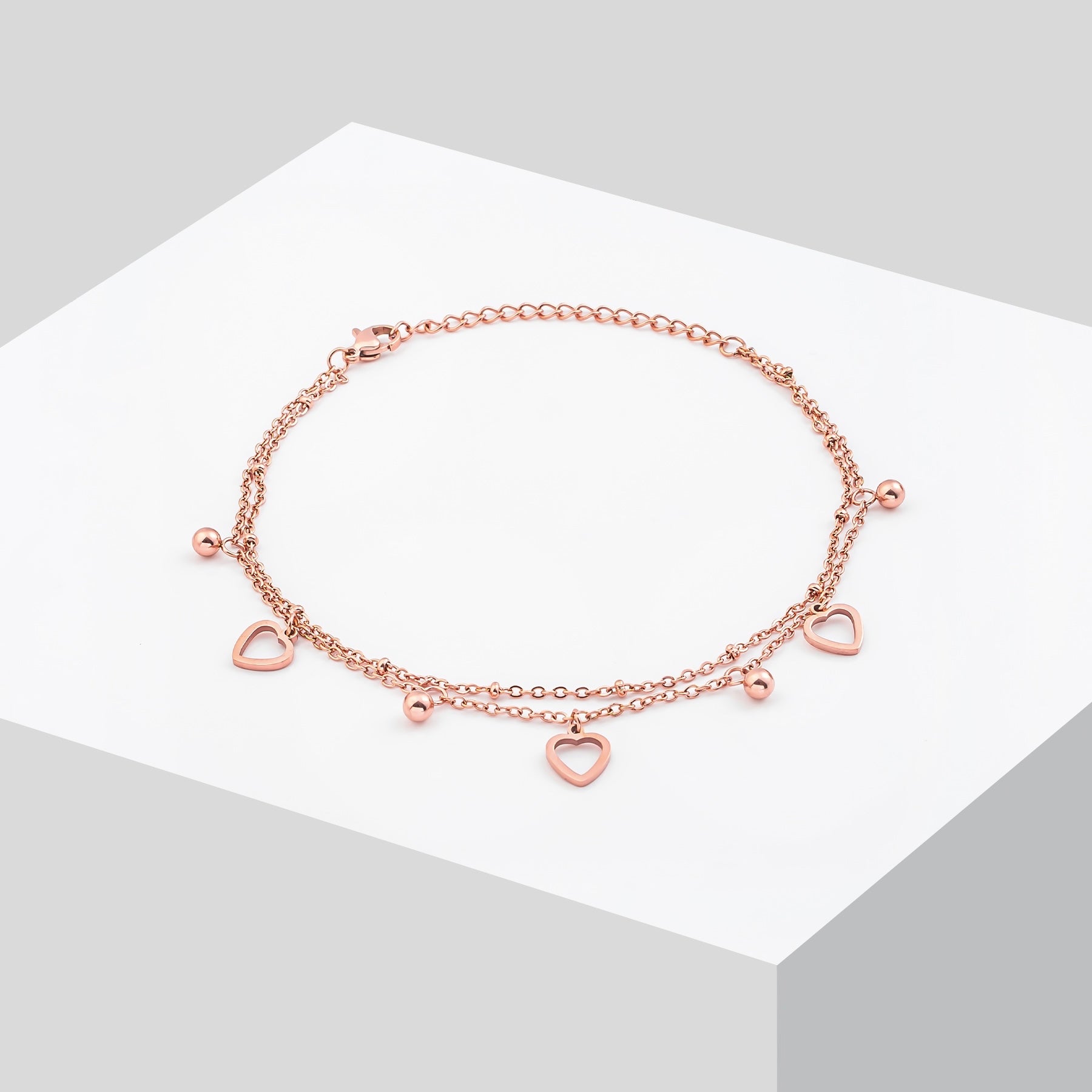 Heart Charm Bracelet - Image 3