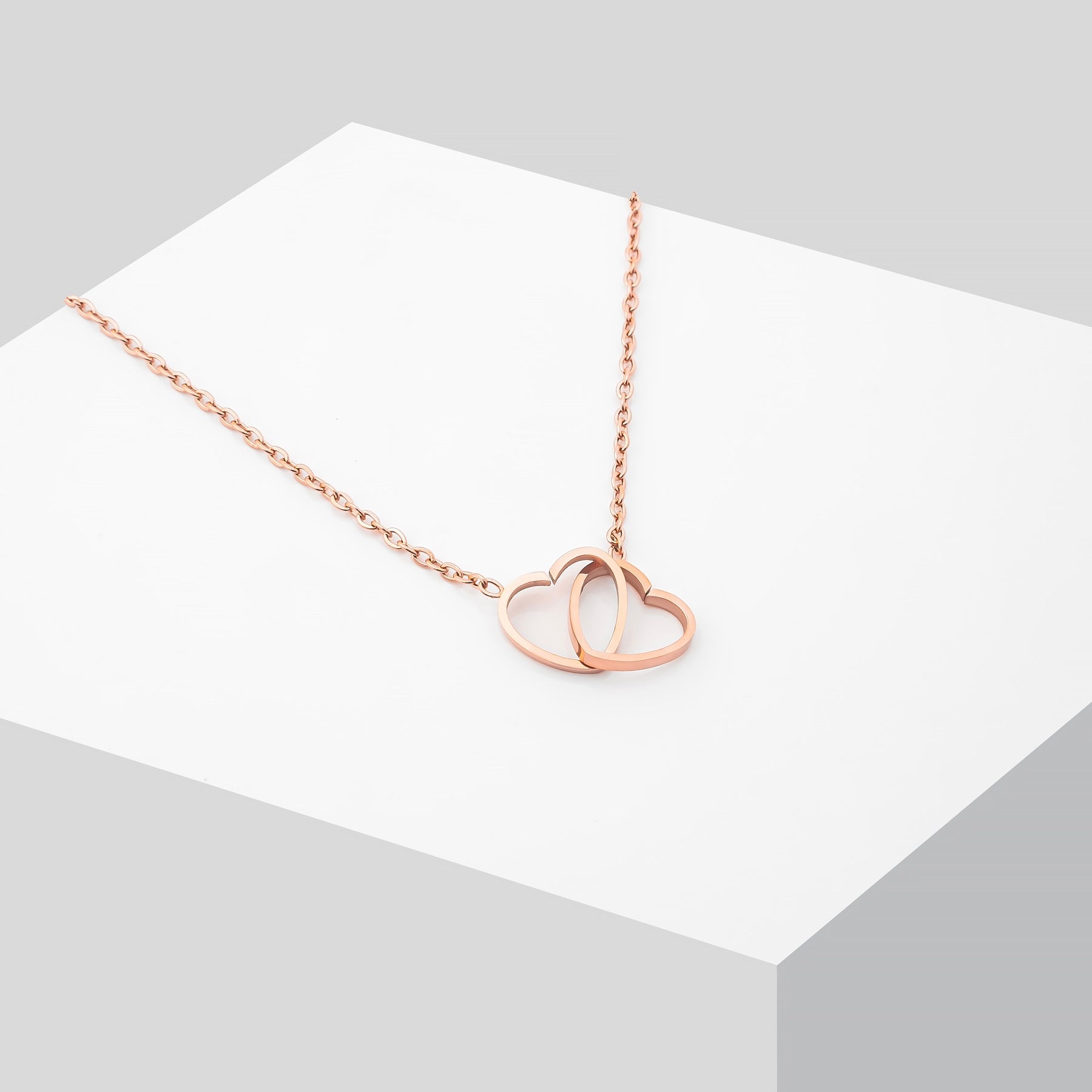 Double Heart necklace - Image 3